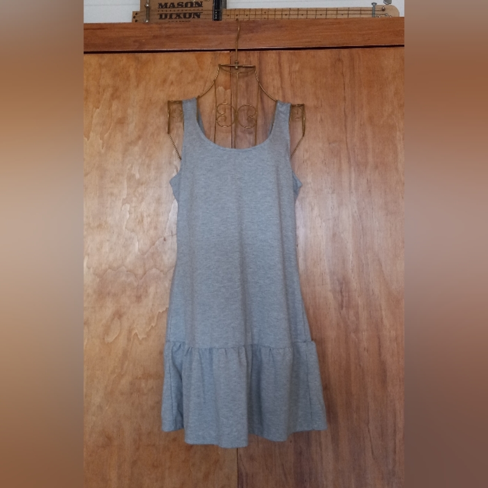 Gray Sleeveless Tunic Dress Size M